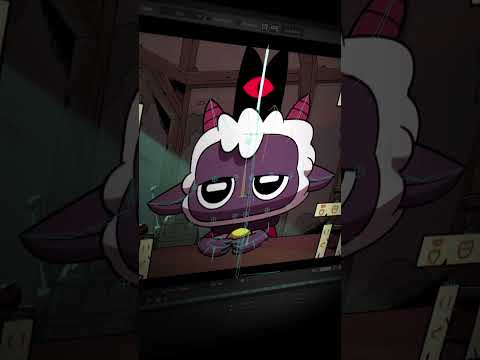 The animator @luchq  created this deep and inspiring Cult of the Lamb 2D rig using Moho!