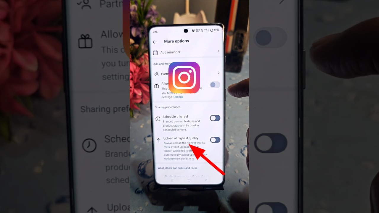 Hd Reels how to upload high quality video on instagram par high quality video kaise upload kare