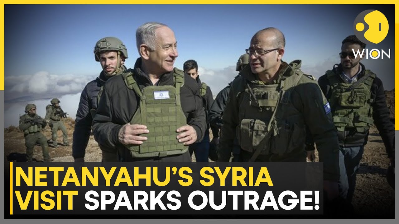 Netanyahu’s Visit to Syrian Buffer Zone Draws Global Criticism