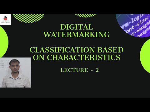 Digital Watermarking - Classification based on Characteristics