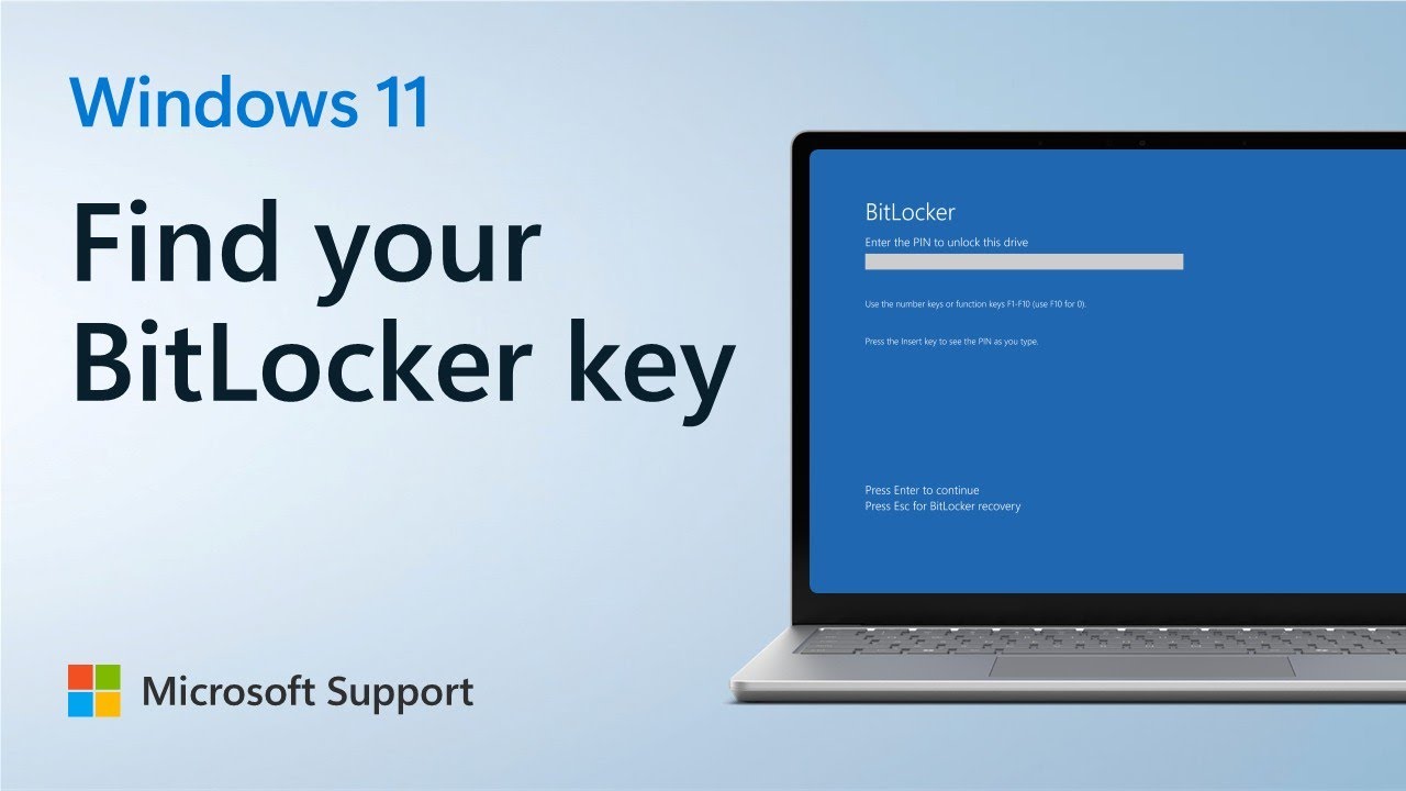 How to Locate Your BitLocker Recovery Key | Microsoft