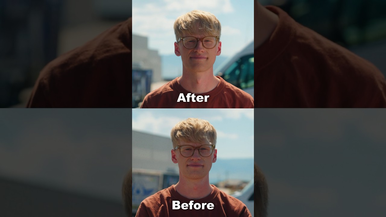 How to outdoor cinematic lighting! #filmmaking #videography