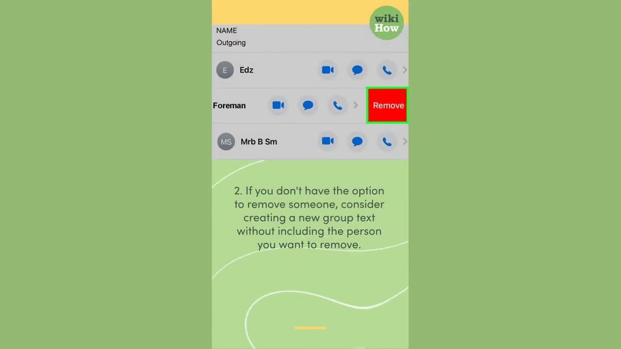 How To Remove Someone from a Group Text