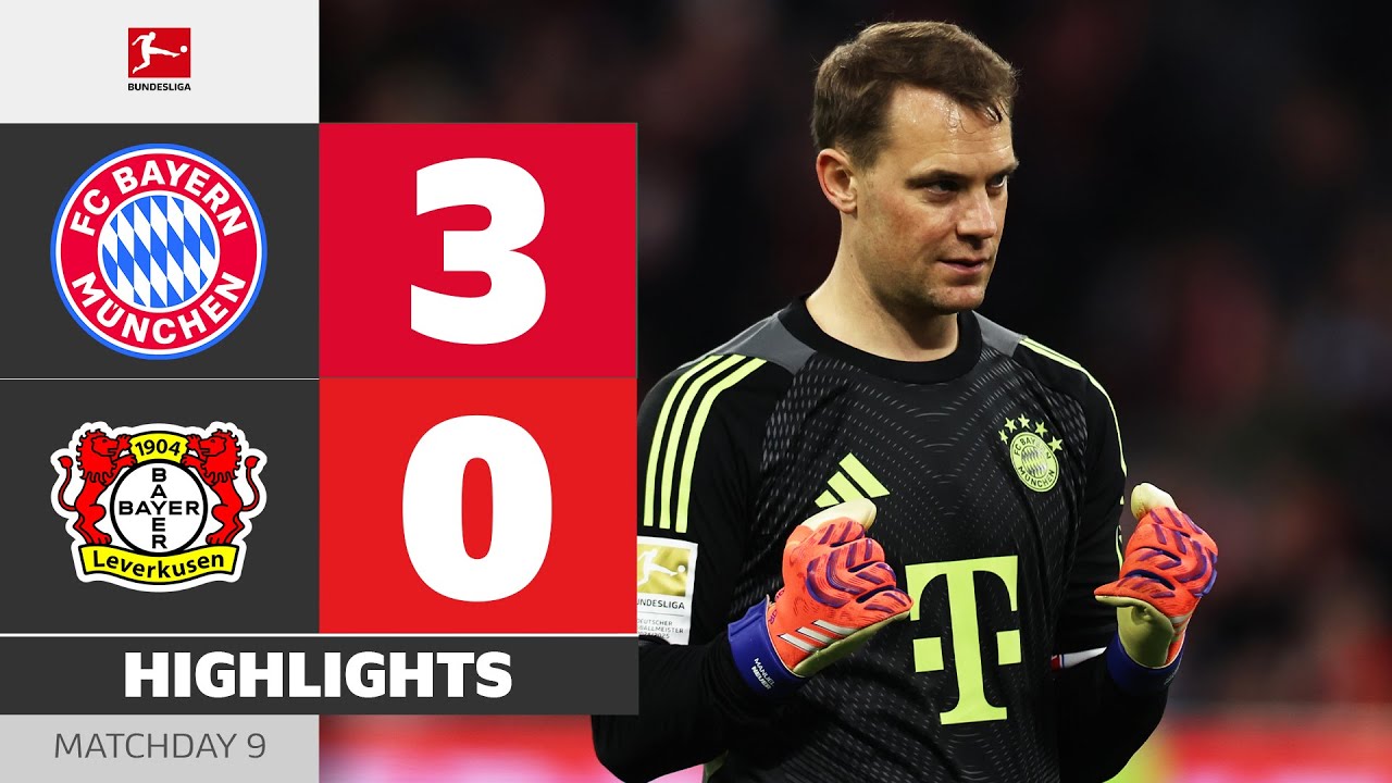 FC Bayern Secures 15th Consecutive Win! | Highlights from Bundesliga MD 9 2025/26 ⚽