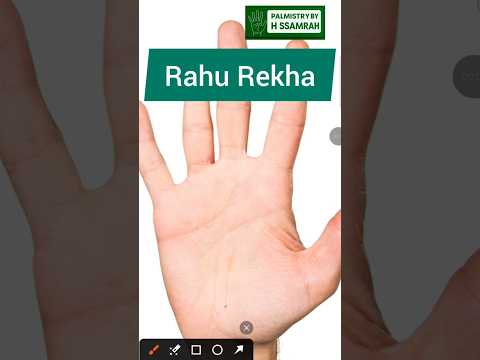 Rahu Rekha Palmistry by HSSAMRAH ✋ #palmistry #hastrekha
