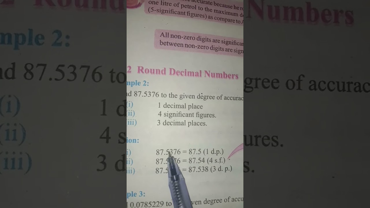 Master Class 8 Maths: Rounding Decimals & Significant Figures 📘