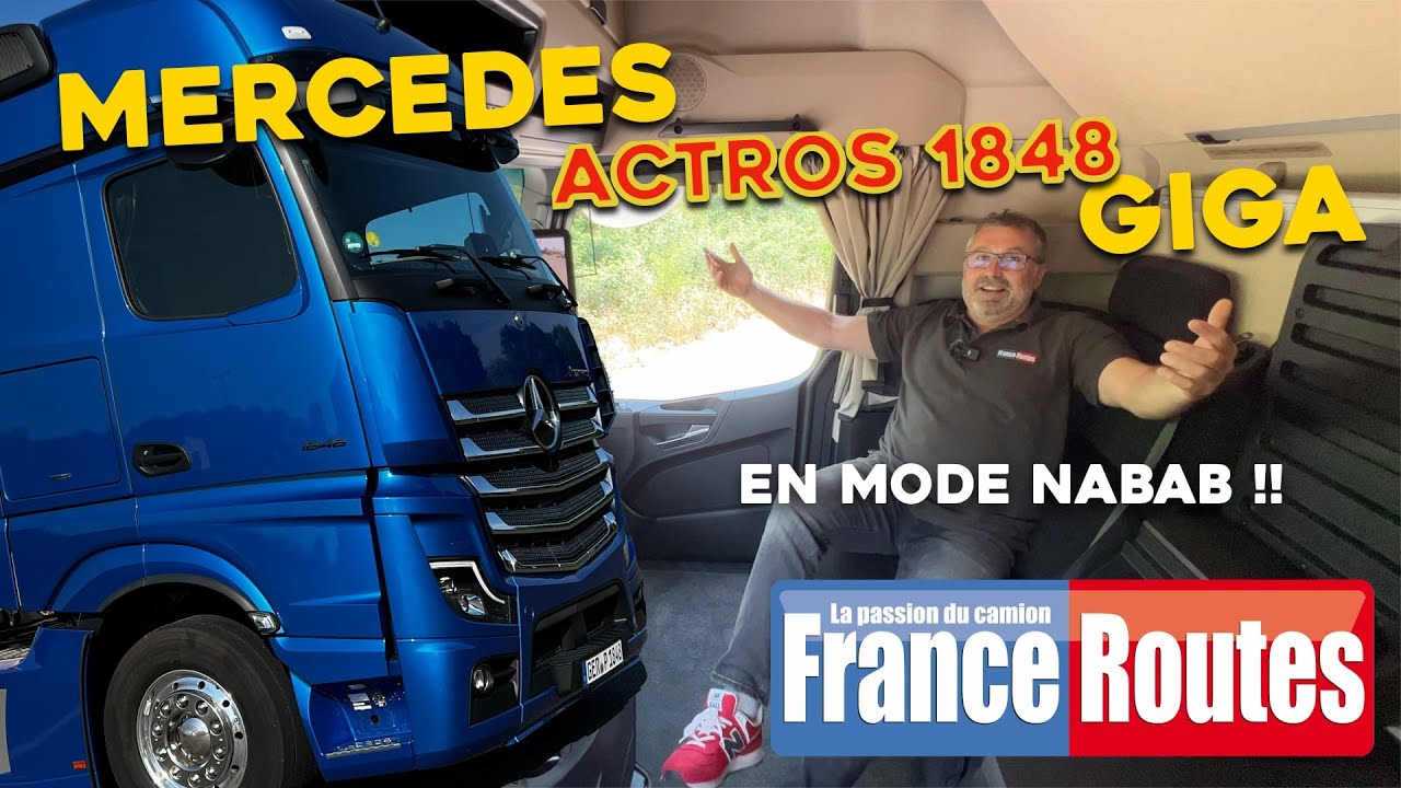 Essai Mercedes Actros 1848 - France Routes 🚛