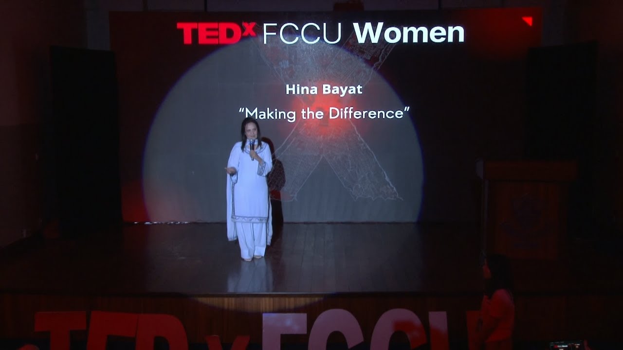 Making a Real Impact: Hina Khawaja Bayat’s Inspiring Insights | TEDxFCCU Women 🎤