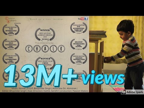 CHALK - (2 minutes) Award winning Cute short film
