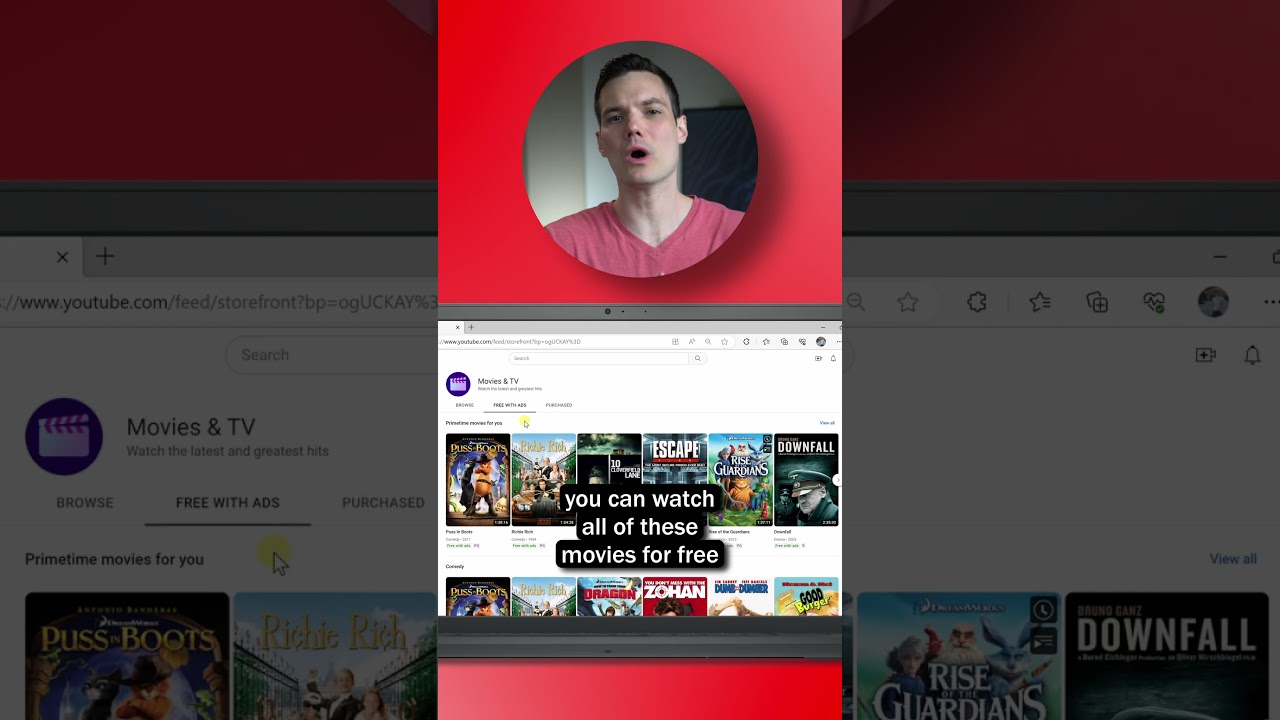 Watch Free Movies on YouTube Today π¬