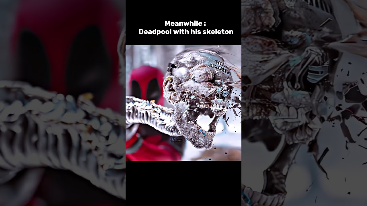 Deadpool Plays with Wolverine Skeleton 🦸‍♂️