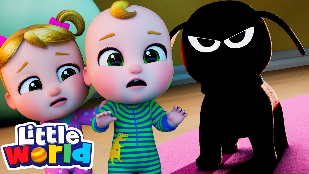 Halloween Monster in the Dark! 🎃 | Little World Kids