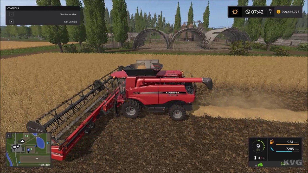 Farming Simulator 17: Wheat Harvest Gameplay (PC HD)