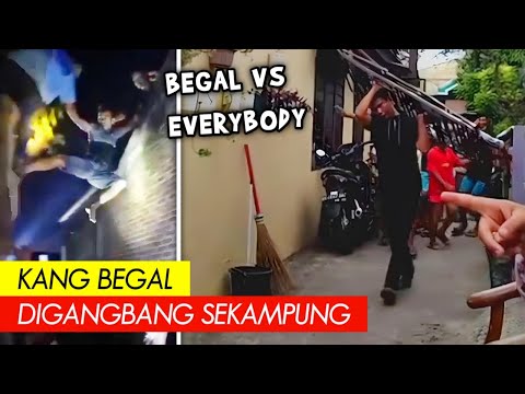 PEMBEGAL DIGANGBANG SEKAMPUNG!! Aksi Nekat Maling Apes Yang Sempat Terekam Kamera