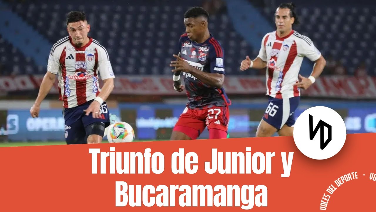 Bucaramanga y Junior ganan en primera fecha de cuadrangulares ⚽