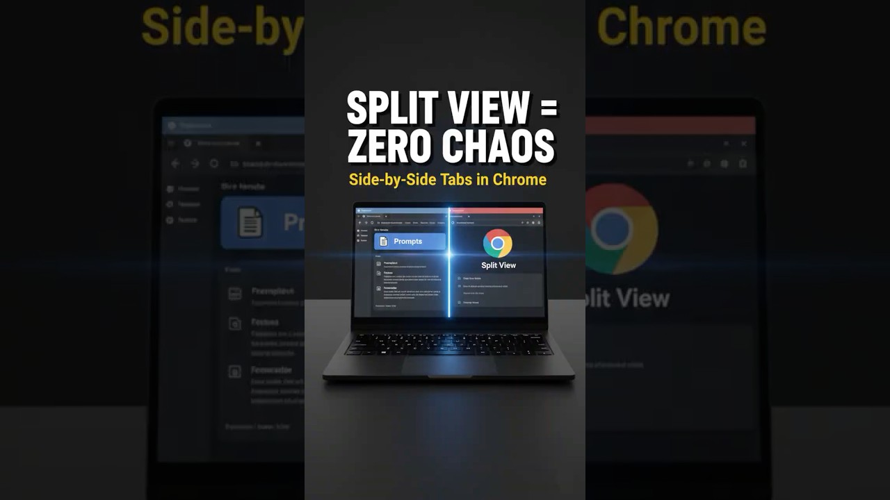 Chrome Split View: One Click, Double Tabs 🚀