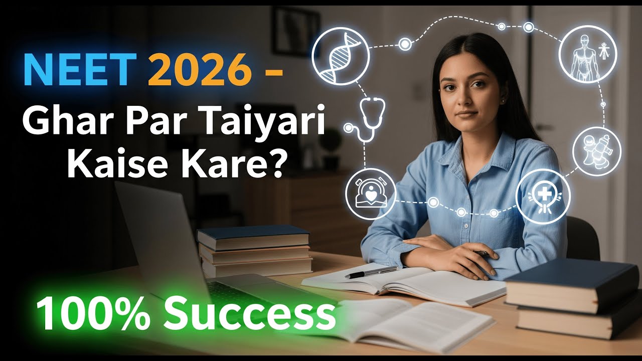 NEET 2026: घर से तैयारी के आसान टिप्स 📚