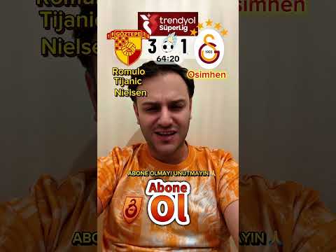 Göztepe - Şampiyon Galatasaray maçı sizce kim kazanır ? #galatasaray