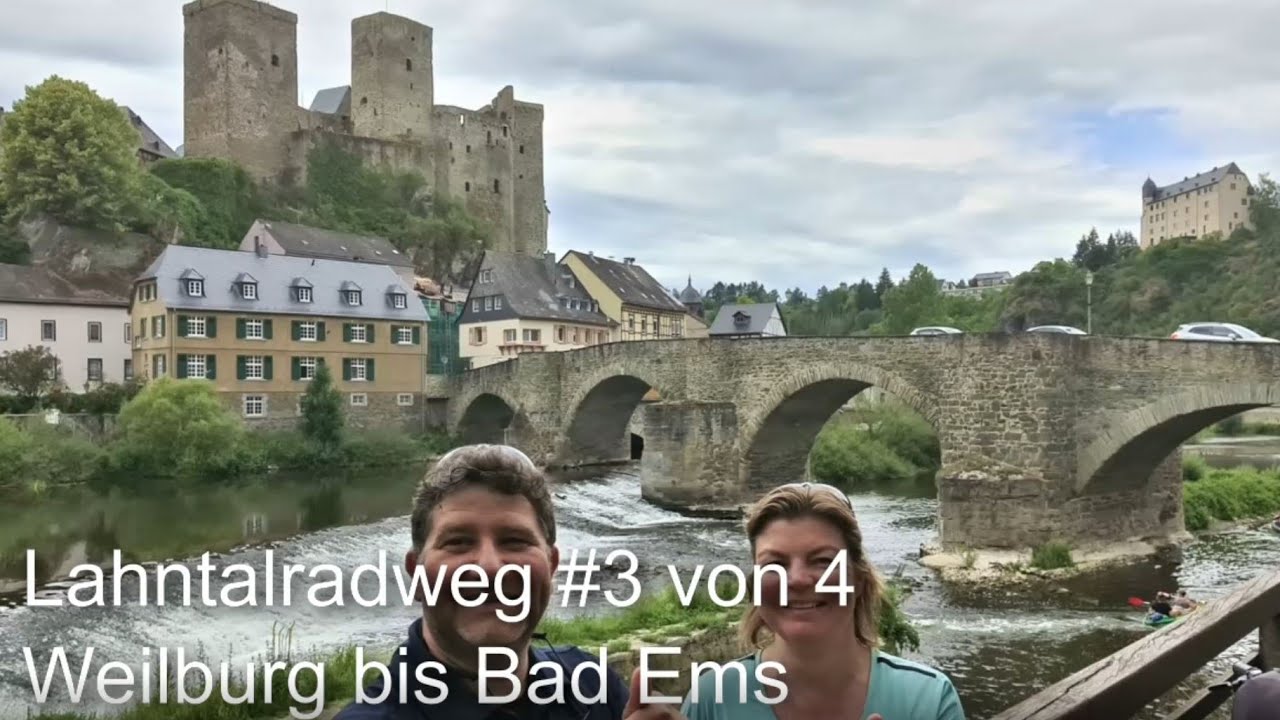 Lahntalradweg Etappe 3: Weilburg bis Bad Ems 🚲