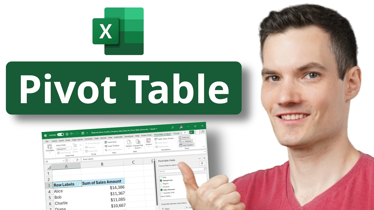 Excel Pivot Table Tutorial: Step-by-Step Guide