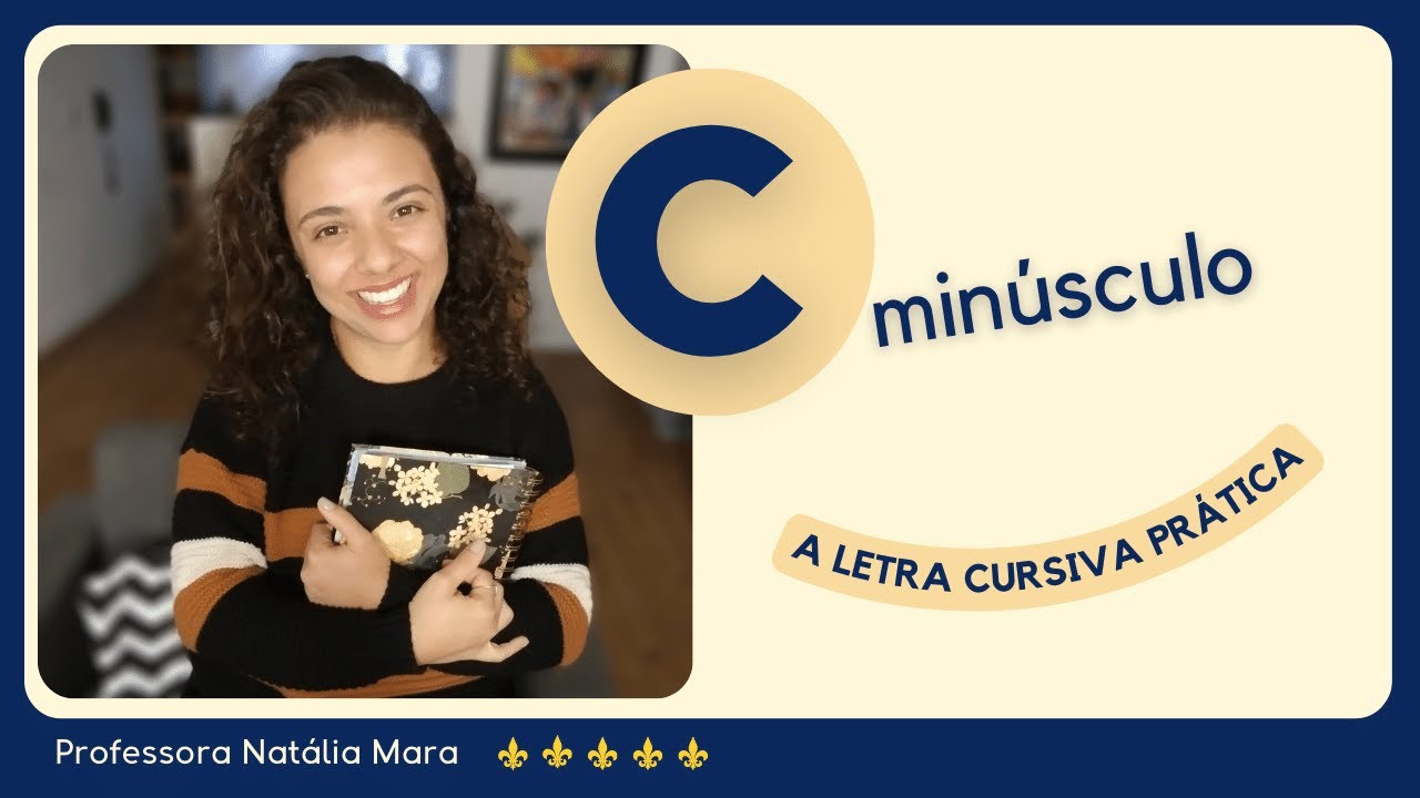 Como Escrever a Letra C Minúscula na Cursiva ✍️