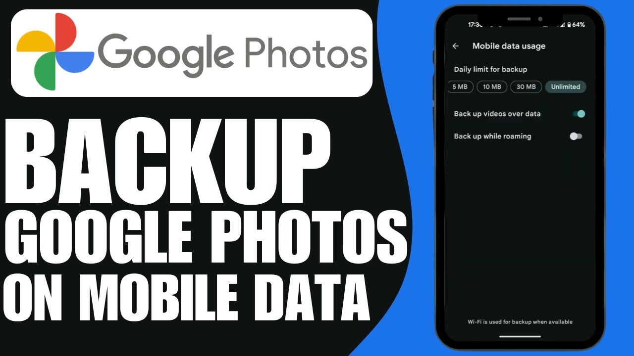How to Backup Photos on Google Photos with Mobile Data (2024) - EASY Tutorial