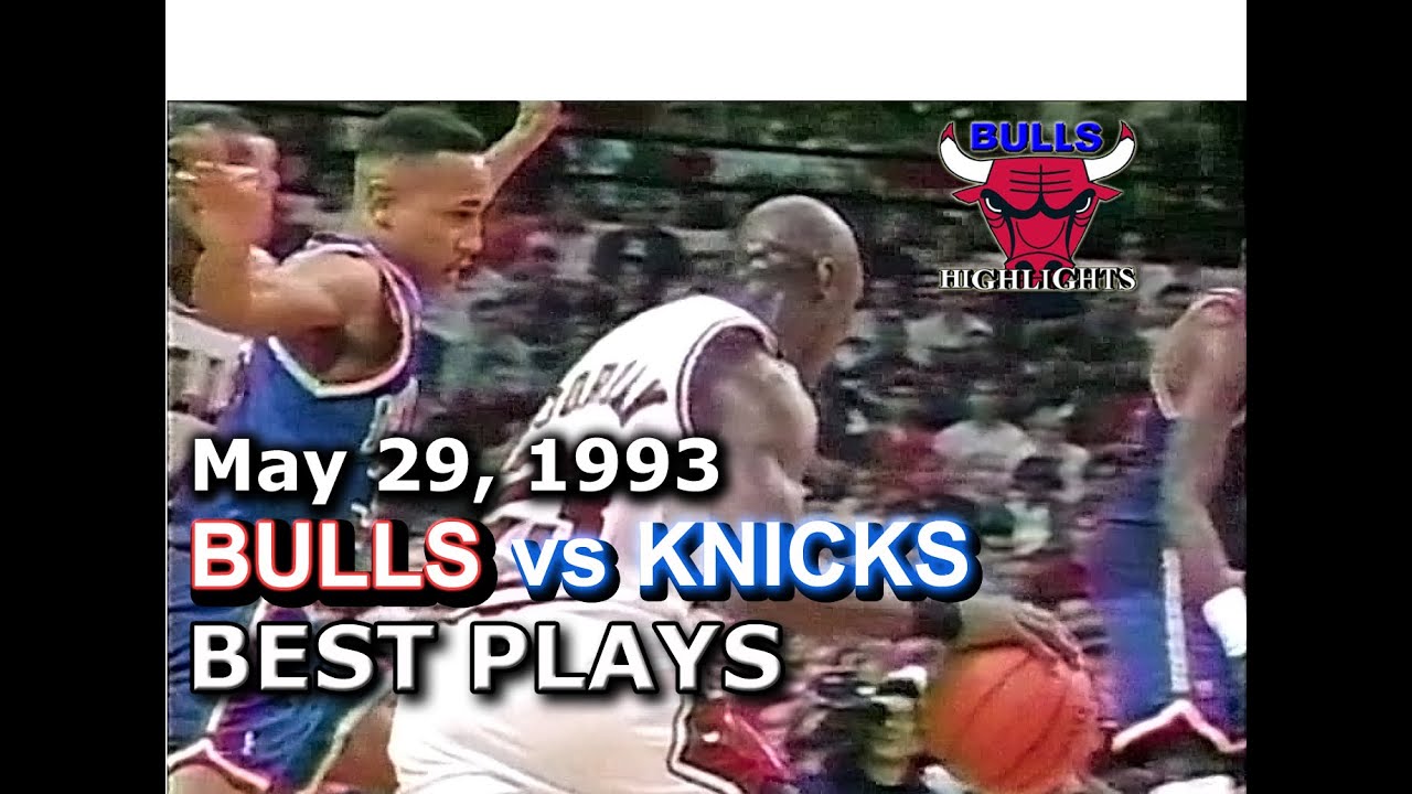 1993 Epic 1993 Bulls vs Knicks Game 3 HD Highlights π