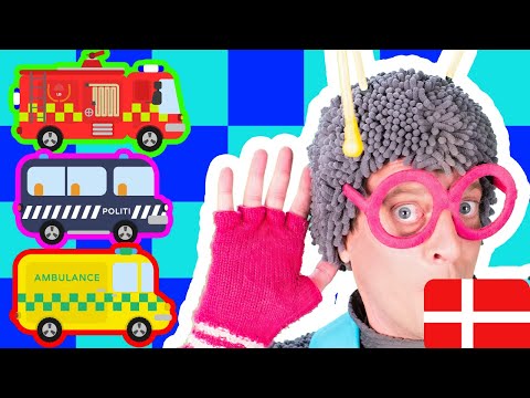 BABU BABU, brandbil, politibil, ambulance, bilsang | Lille Bille