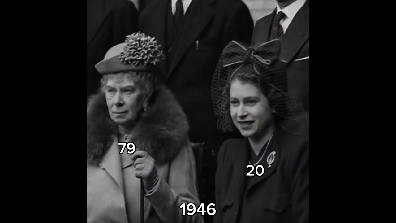 Queen Elizabeth II and Her Grandmother, Queen Mary