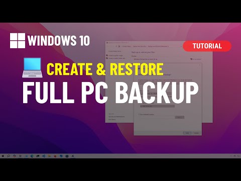 Windows 10: Create full backup to external USB drive and restore (2025)