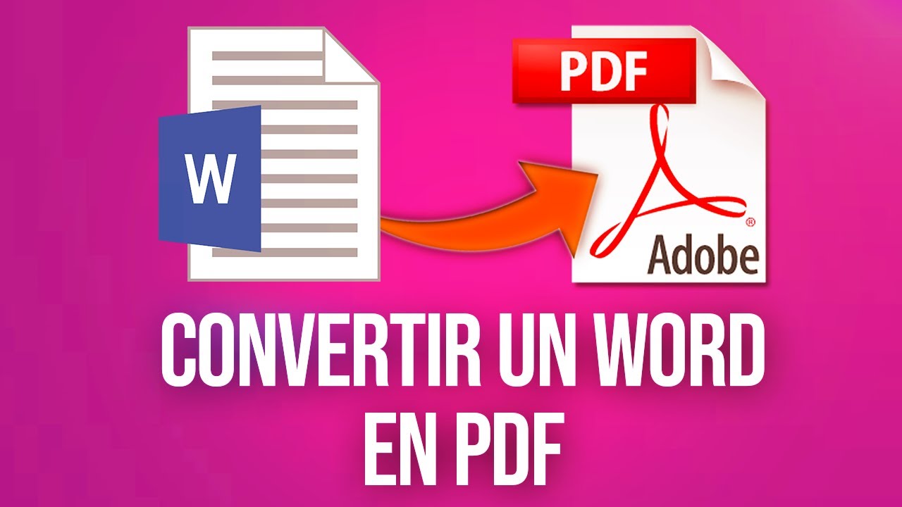 Enregistrer un Word en PDF sans logiciel en 30 sec
