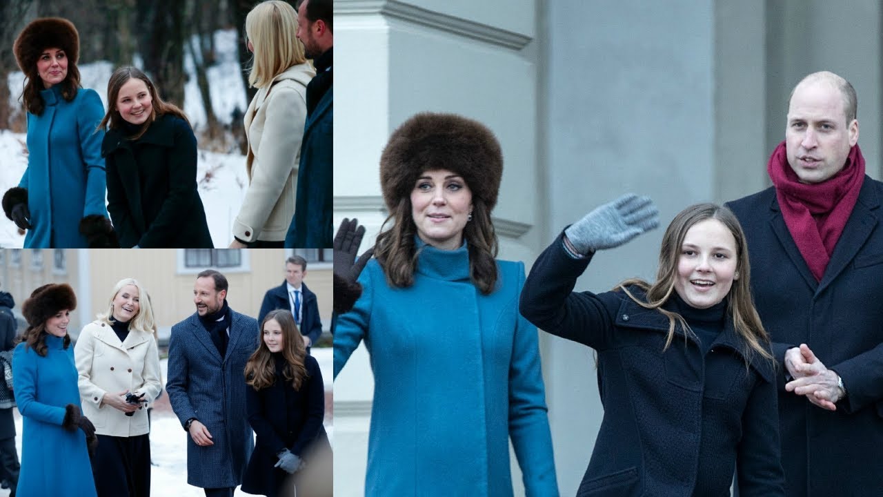 Princess Ingrid Alexandra Tours Sculpture Park with William & Kate 🌳