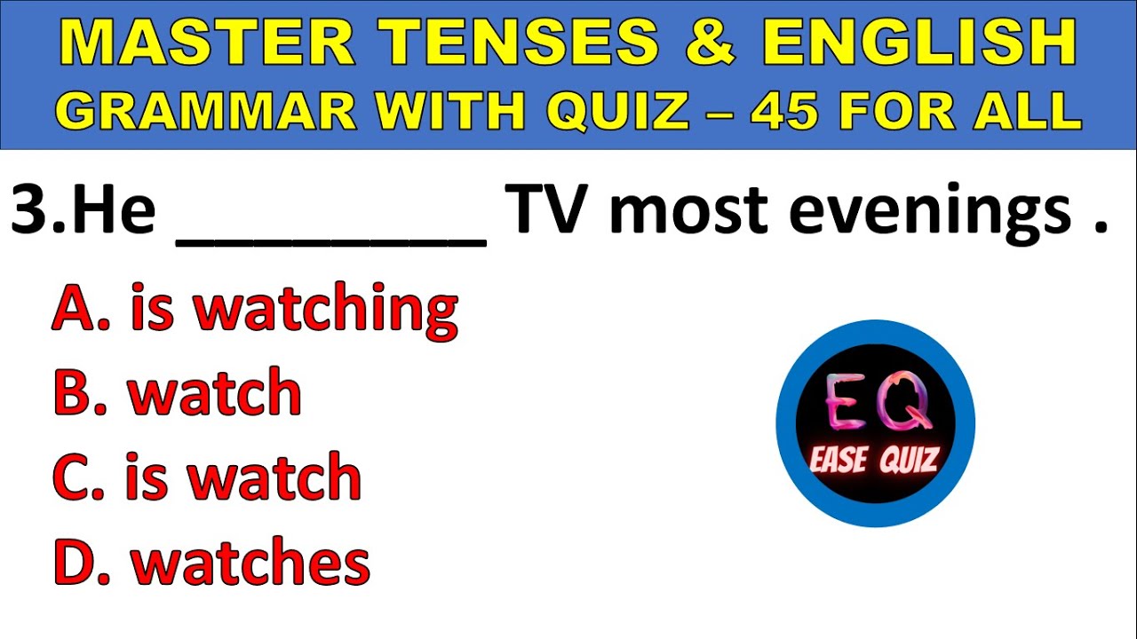 English Tenses Quiz: Test Your Skills ๐