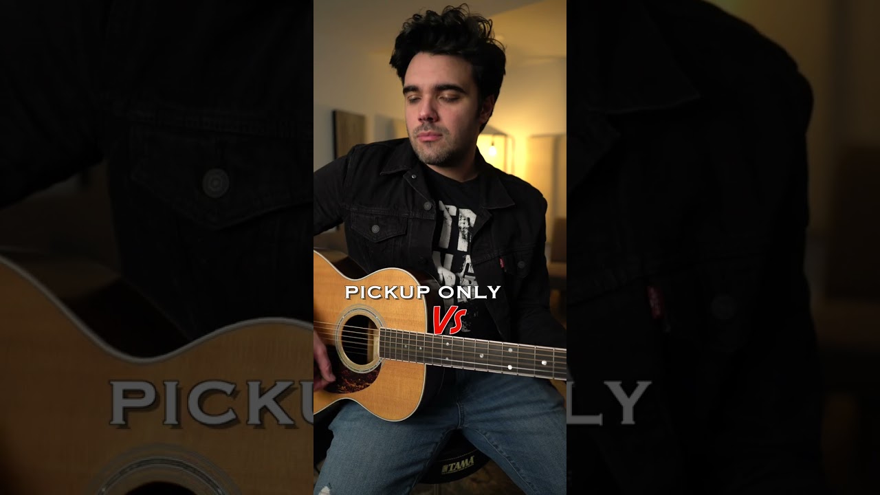 Acoustic Guitar Pickup vs. Microphone 🎸