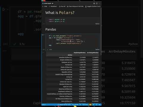 Will Polars replace Pandas for Data Science?