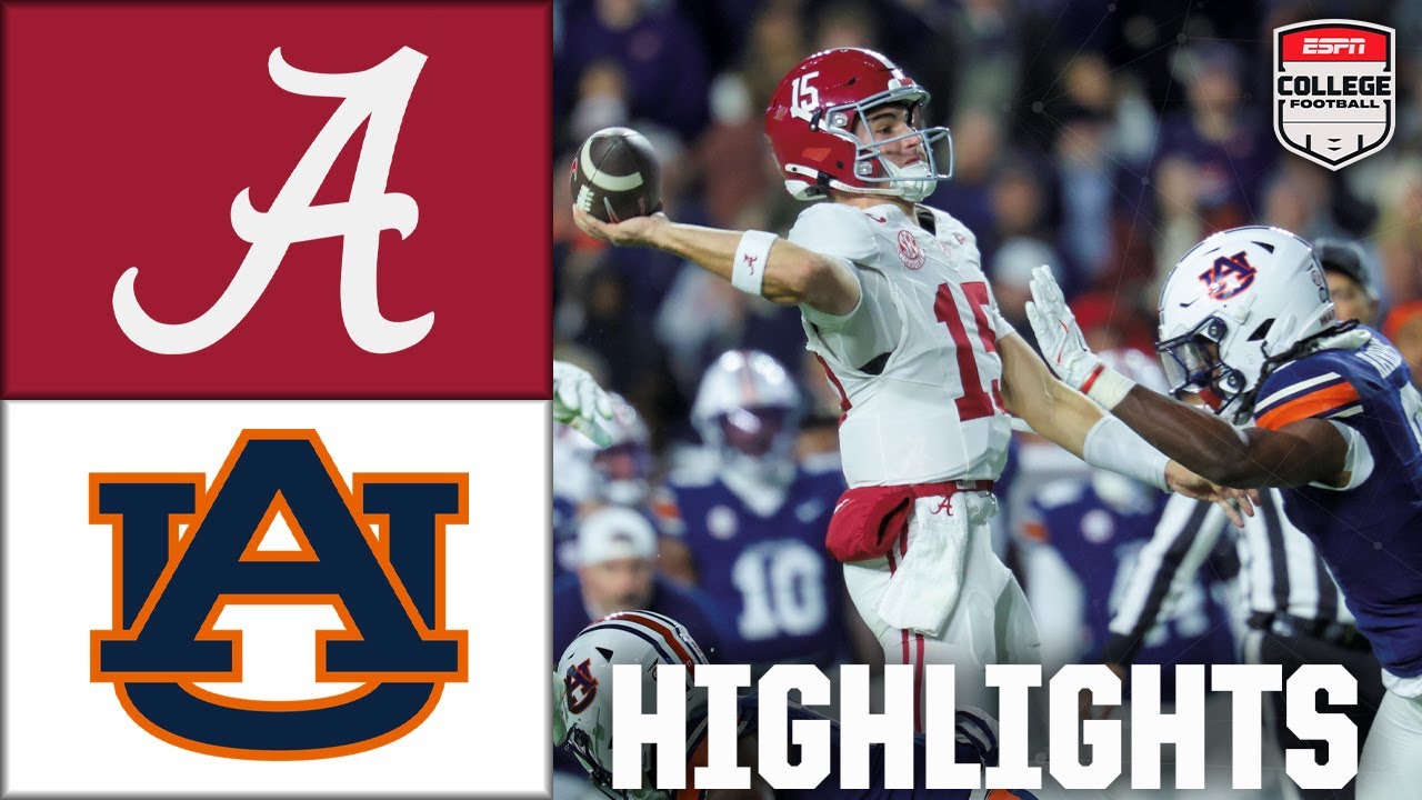 Iron Bowl Highlights: Alabama Beats Auburn 27-20 🏈