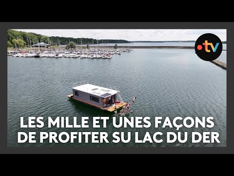 Le lac du Der, c'est à pied, à vélo ou même en bateau maison