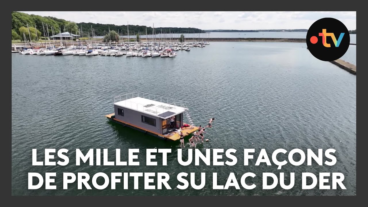 Le lac du Der, c'est à pied, à vélo ou même en bateau maison