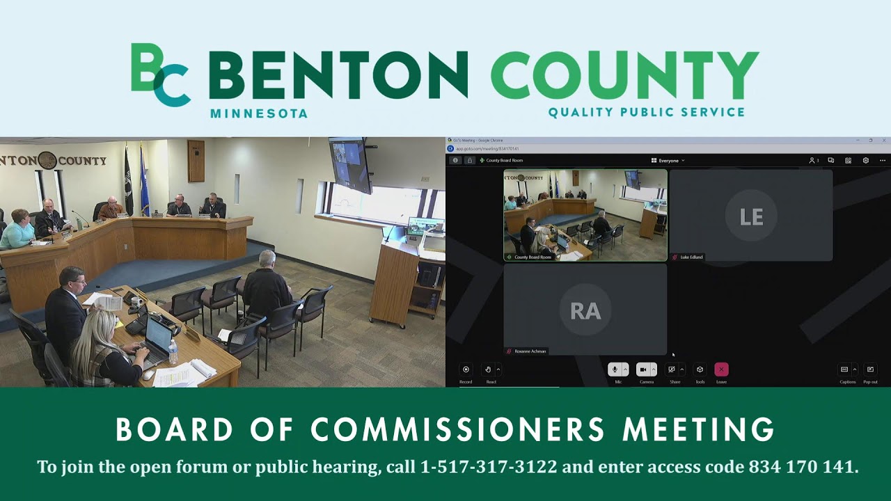 November 4, 2025 Benton County, Minnesota Board Regular Meeting Part 2