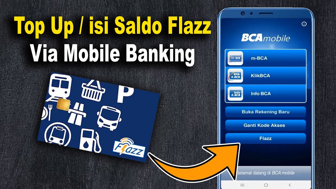 Cara Top Up Flazz BCA via M Banking 📱