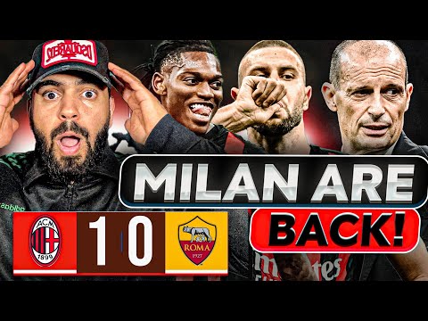 AC Milan DESTROY Gasperini's Roma in Thrilling Match | Milan 1-0 Roma Match Reaction