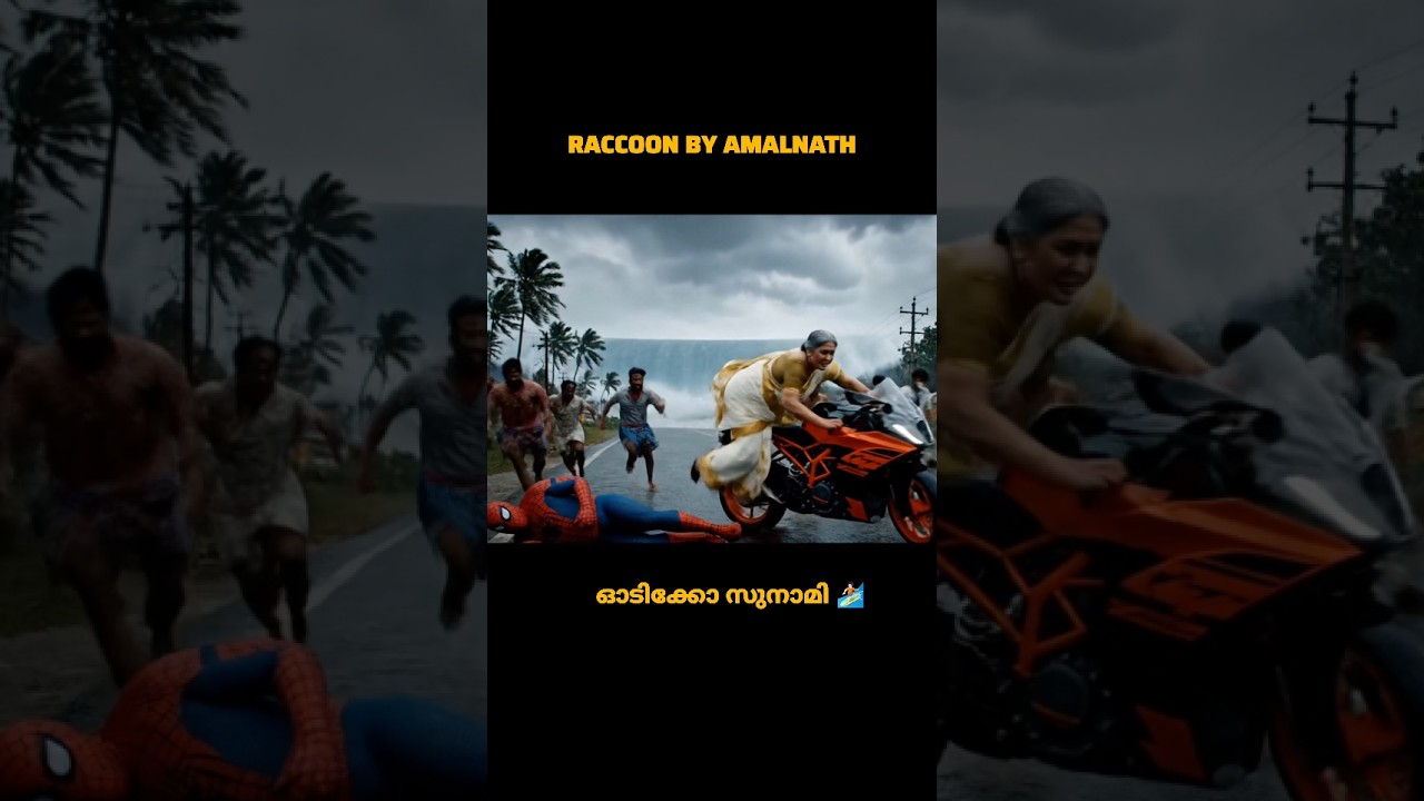 ഓടിക്കോ സുനാമി! 😂 ഹാസ്യകരമായ AI-ജനിത വീഡിയോ