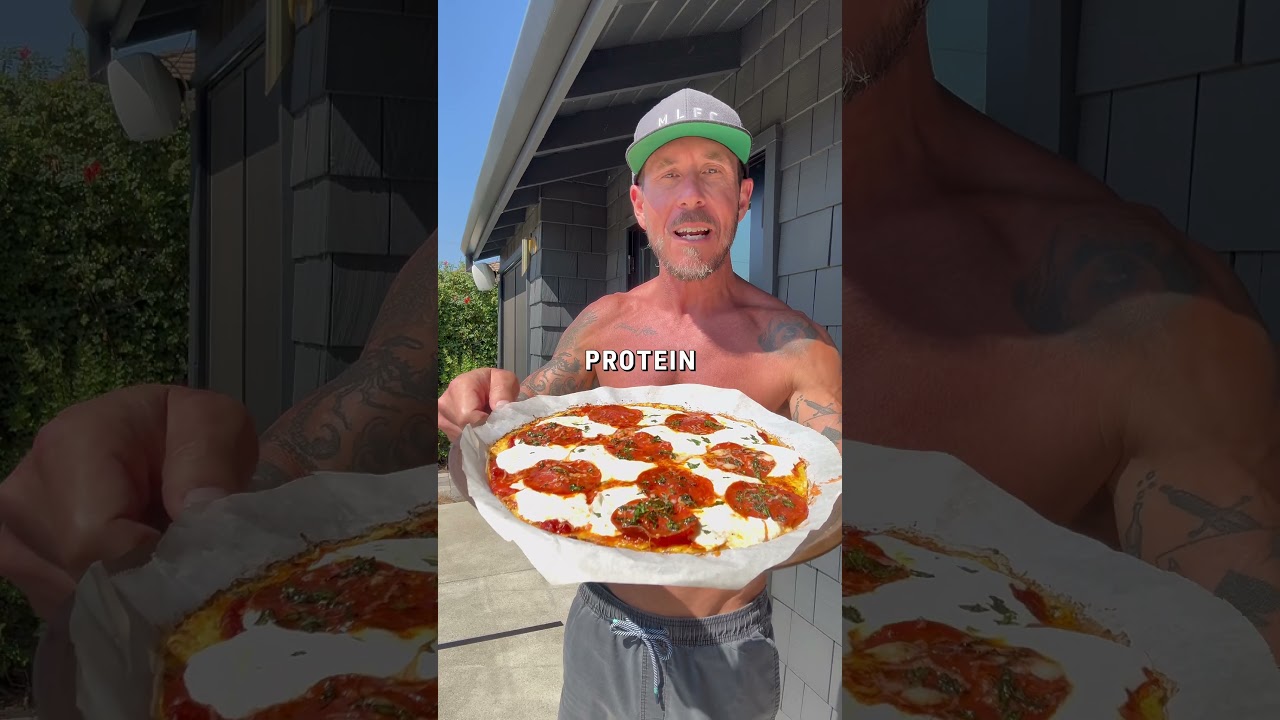 Low-Carb PIZZA recipe that Tastes INSANE! (Easy & Delicious!) #shorts #lowcarb #lowcarbrecipes