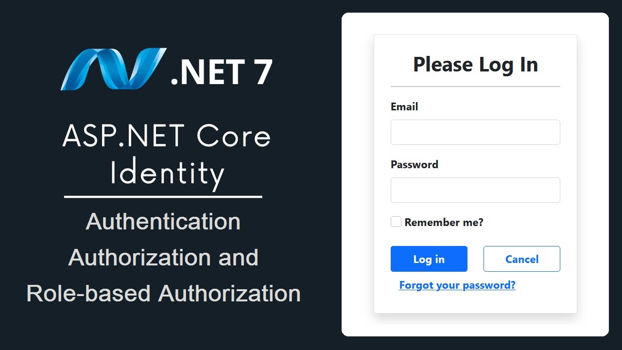 ASP.NET Core Web App - Authentication and Authorization using Identity - Razor Pages and SQL Server