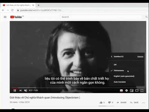 HƯỚNG DẪN BẬT PHỤ ĐỀ TIẾNG VIỆT KHI XEM VIDEO