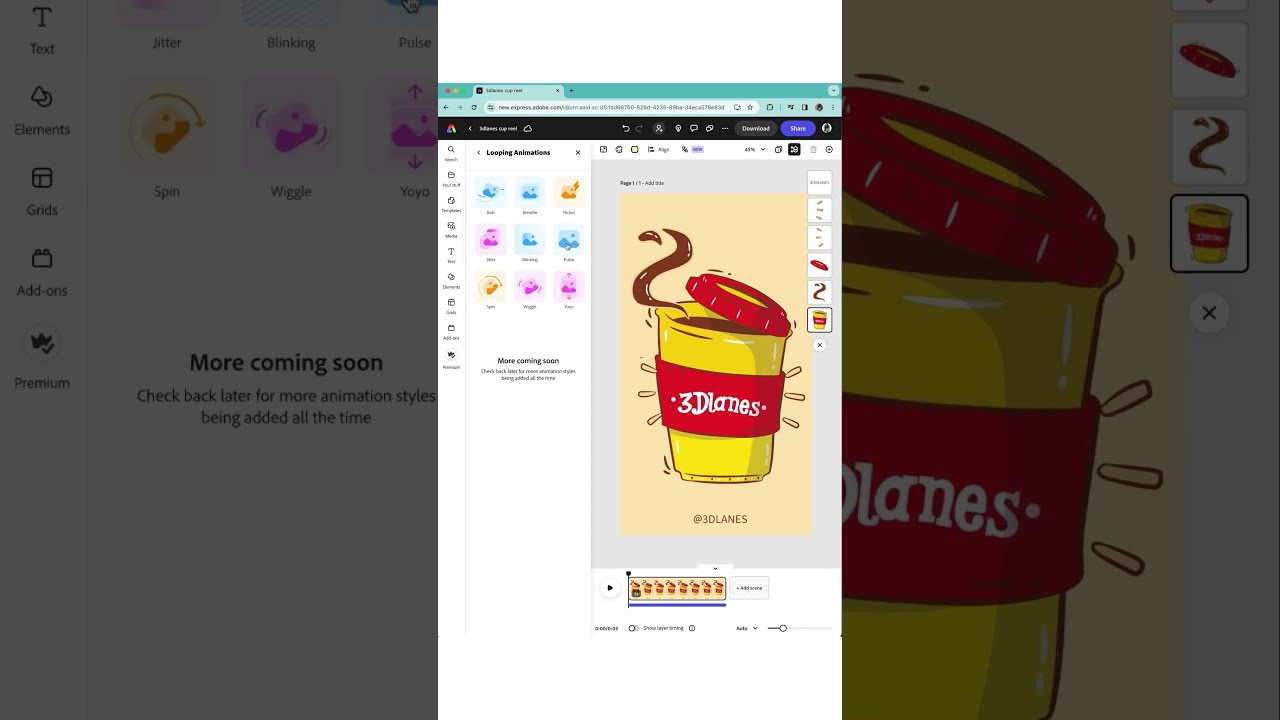 Quick Guide to Animating with Adobe Express 🎨
