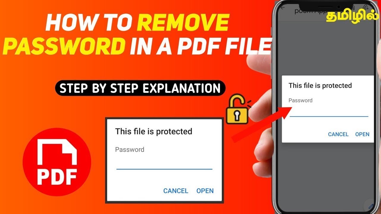 Remove PDF Passwords in Tamil π