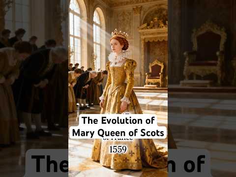 The Evolution of Mary Queen of Scots 🏴 #history