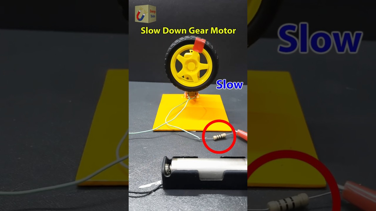 Simple Methods to Slow a Gear DC Motor 🚗