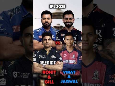 Kohli & Jaiswal vs Rohit & Abhishek | IPL 2025 Battle🔥